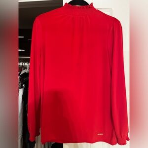 Anne Klein Scarlet Long Sleeve Blouse